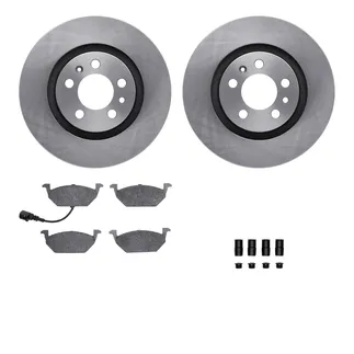 R1 Concepts WFWH1-74066 E- Line Series Brake Rotor W/ Ceramic Brake Pads & Hdw